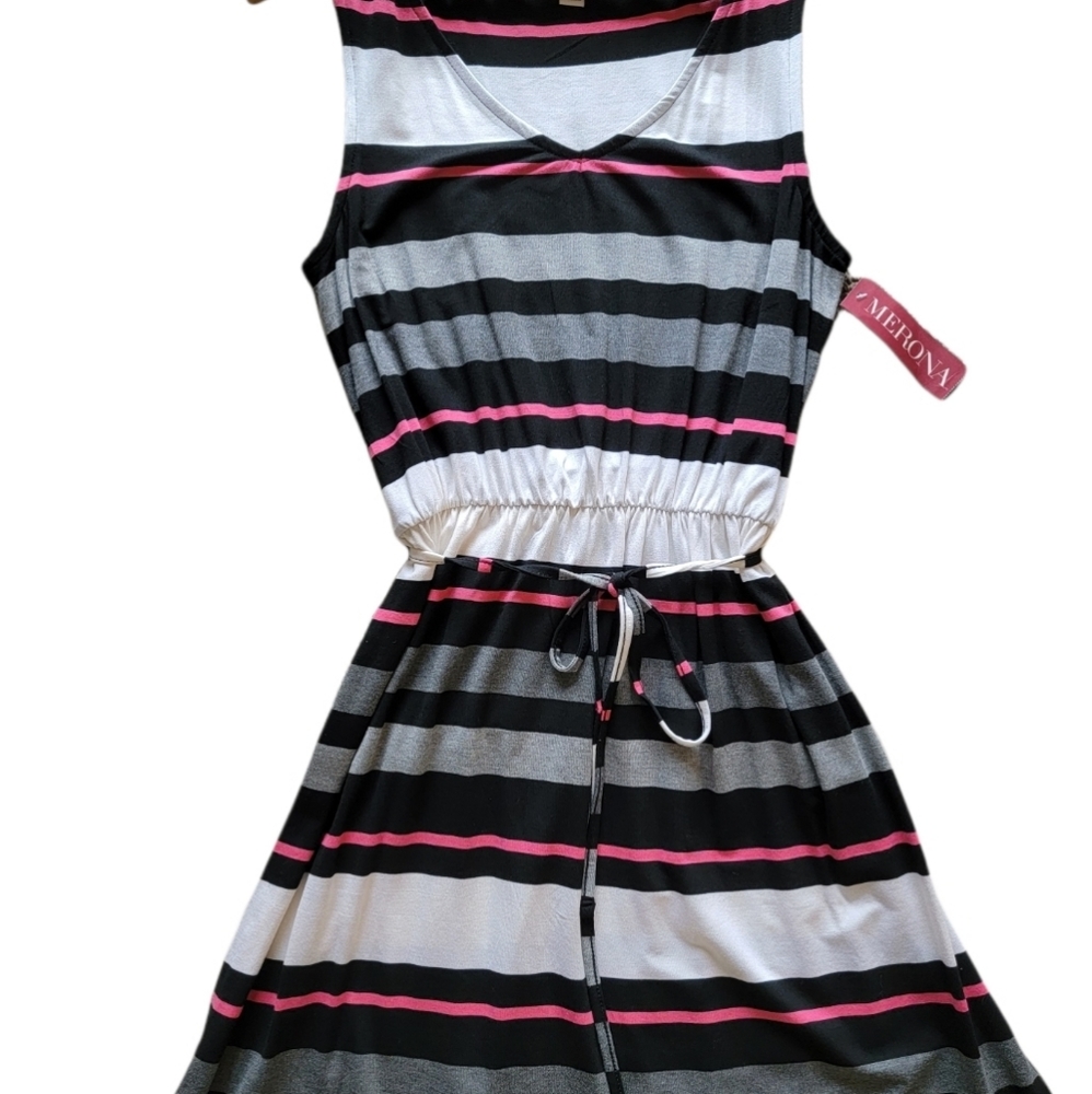 Striped Sleeveless Sundress - Small NWT - Picture 6 of 11